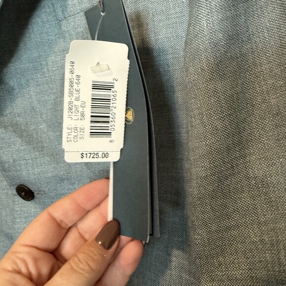 Boglioli Wool-Linen-Silk Sport Coat Size US 40R (EU 50) NWT Light Blue $1725 - Picture 2 of 8